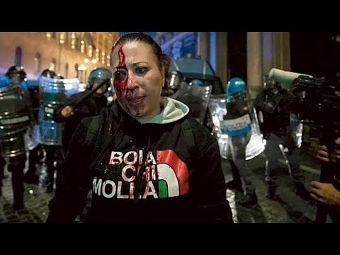 La leader di Forza Nuova, Pamela Testa e il video che mostra le ferite dopo gli scontri