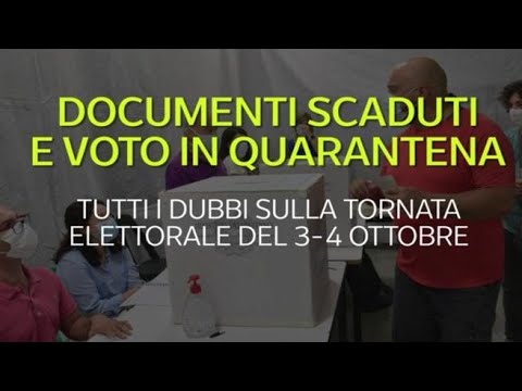 Documenti scaduti e voto in quarantena: le risposte ai dubbi sulla tornata elettorale del 3-4…