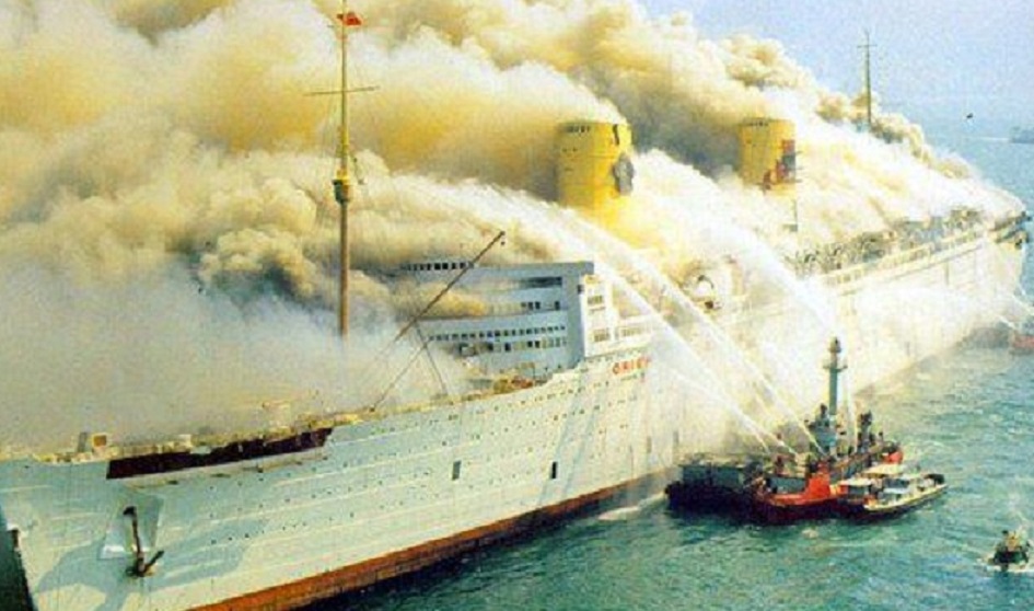 L’incendio sospetto della Queen Elizabeth