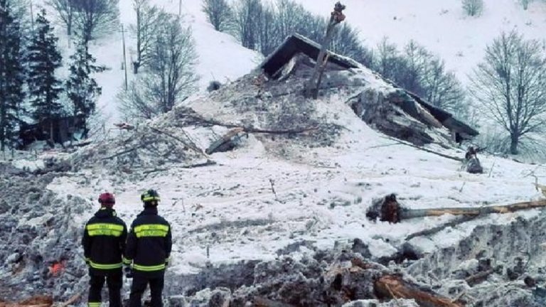 La terribile valanga di Rigopiano