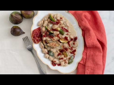 Gnocchetti di patate con gorgonzola e prosciutto croccante di Daniele Persegani