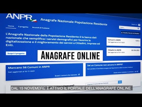 Anagrafe digitale al via, certificati gratis da casa: come funziona –