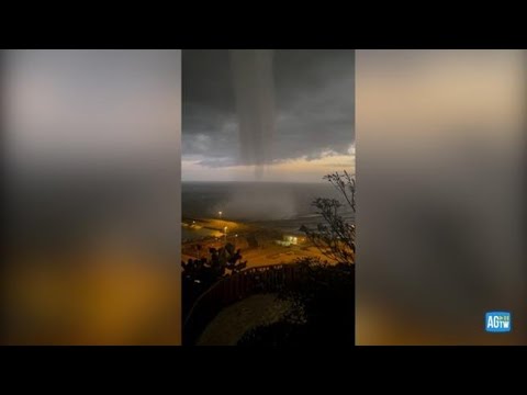 Violenta tromba d’aria a Licata: l’impressionante avanzata del vortice tra le case