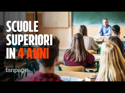Scuole superiori in 4 anni: dal 2022 parte la sperimentazione in mille istituti