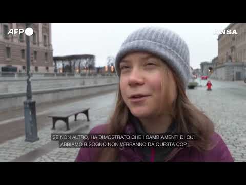Cop26, Greta Thunberg: “E’ stata un fallimento non una vittoria”