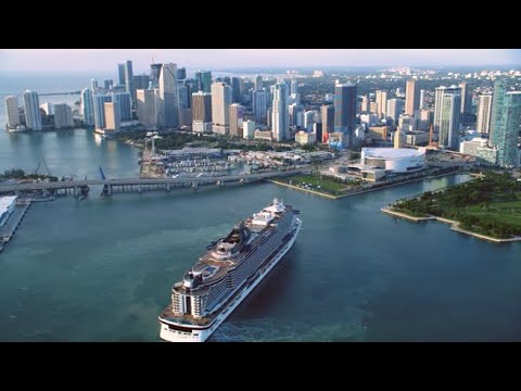 Msc Seashore, lo spettacolare arrivo tra i grattacieli a Port Miami