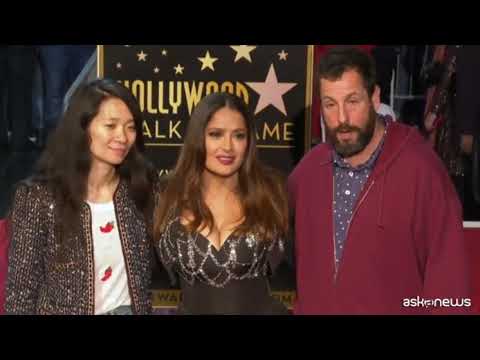 Salma Hayek festeggia la sua stella sulla Hollywood Walk of Fame