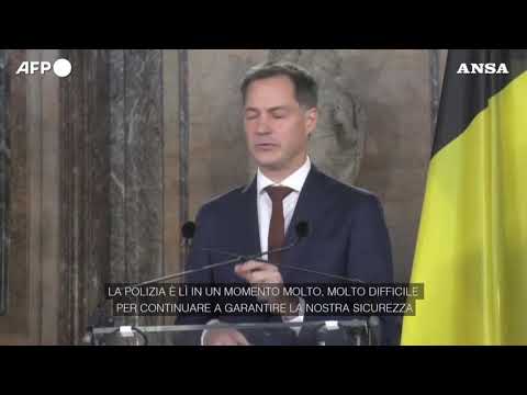 Covid, il premier belga Alexander De Croo: “inaccettabili le violenze durante le proteste”