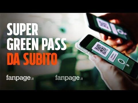 Super Green Pass da subito anche in zona bianca, la decisione del Governo