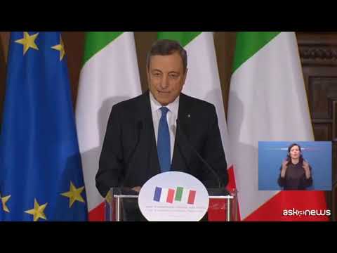 Draghi: Trattato Quirinale anche per accelerare l’integrazione Ue