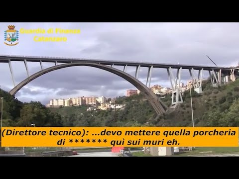 Sequestrato il ponte Morandi a Catanzaro, il capo cantiere intercettato: «Questo materiale…