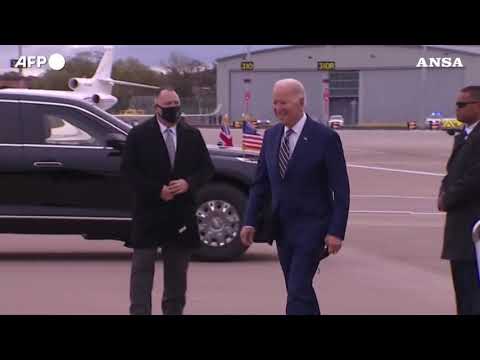 Cop26, Biden e’ atterrato all’aeroporto di Edimburgo