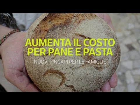 Aumenta il costo per pane e pasta, nuovi rincari per le famiglie