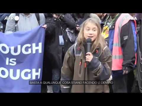 Cop26, Greta Thunberg: “Basta con i bla bla bla”