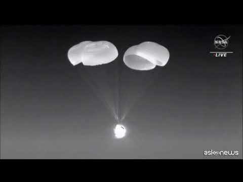 SpaceX, dopo sei mesi rientra l’equipaggio della Crew Dragon