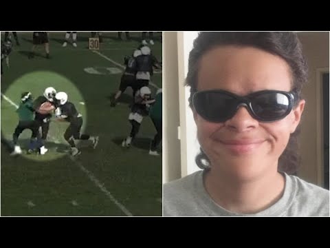 È cieco ma gioca a football grazie alla sua memoria: l’incredibile storia di Jasen Bracy
