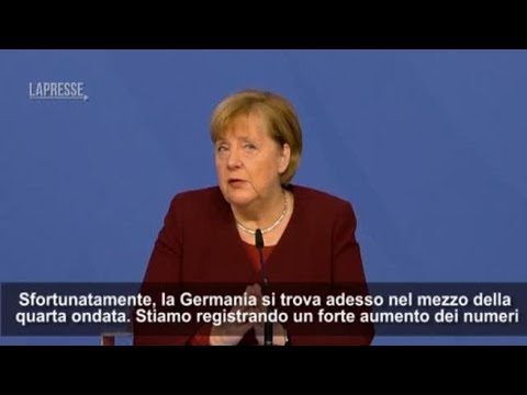 Covid, Merkel: “Siamo nel mezzo della quarta ondata”