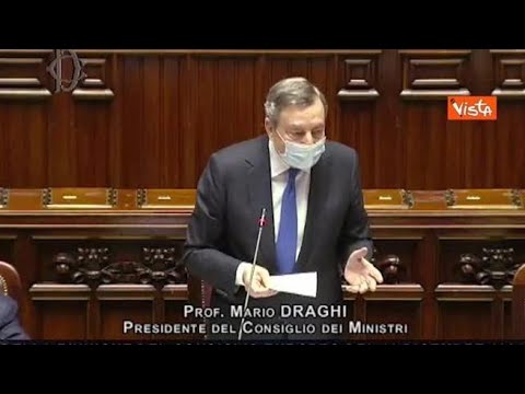 Gli auguri di Draghi alla Camera: “Buon Natale e Buone feste a tutti”