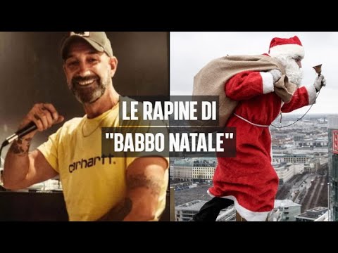 Dieci rapine vestito da Babbo Natale: il rapinatore è il rapper Ray Carino