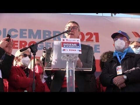 Sciopero generale, Landini: «Bonomi triste? Penso alla canzone di Jannacci»