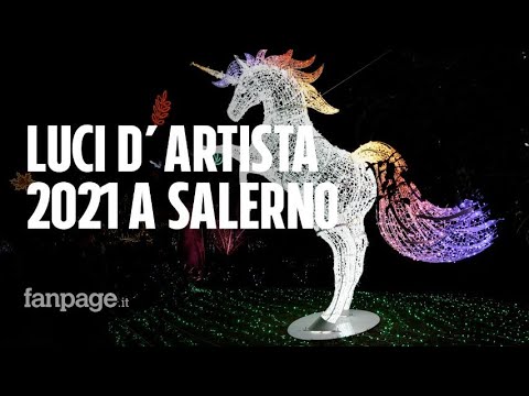 Luci d’Artista 2021 a Salerno: servizi d’ordine anti assembramento e meno installazioni