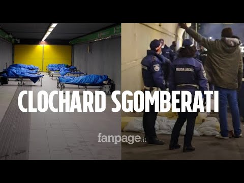 Uno dei senzatetto sgomberati a Milano: “Trattato bene”. Ma gli attivisti criticano il comune