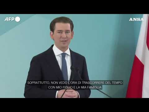 Austria, Kurz: “E’ stato un grande onore servire la Repubblica”