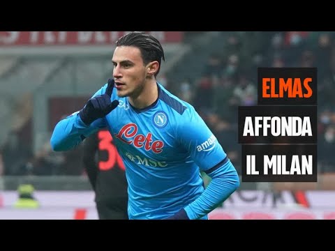 Colpo Napoli a San Siro, Elmas affonda il Milan tra le proteste dei rossoneri: è 0-1