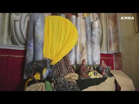 Brescia, il presepe no pass di Passirano