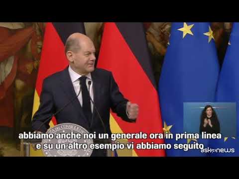 Scholz a Roma: Italia sui vaccini stimolo per andare avanti