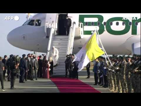 Cipro, Papa Francesco atterra a Larnaca