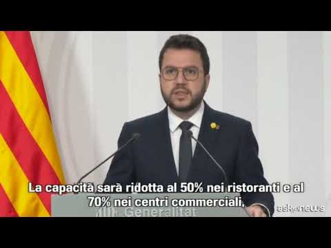 La Catalogna annuncia coprifuoco notturno e altre restrizioni