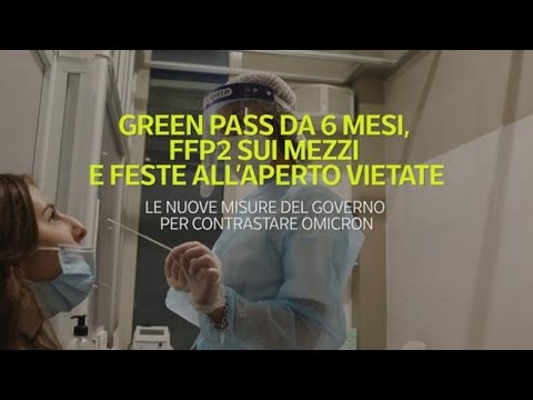 Green pass da 6 mesi, Ffp2 sui mezzi e feste all’aperto vietate