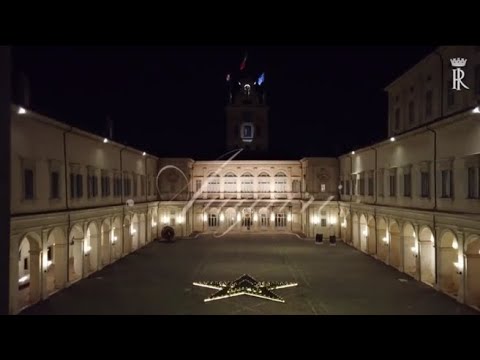 Gli auguri di Buon Natale del Quirinale, il video con il drone dentro il Palazzo