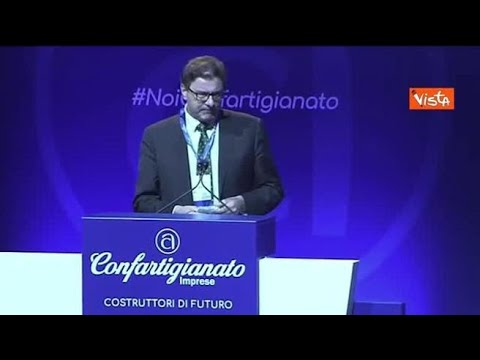 Giorgetti all’assemblea di Confartigianato: “Italia vive un momento magico, ma Covid non è vinto”