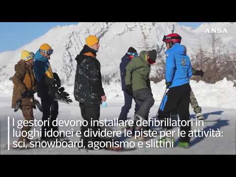 Le nuove regole per lo sci da gennaio 2022