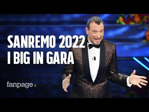 La lista dei 22 cantanti di Sanremo 2022: Amadeus svela i nomi dei Big al prossimo Festival