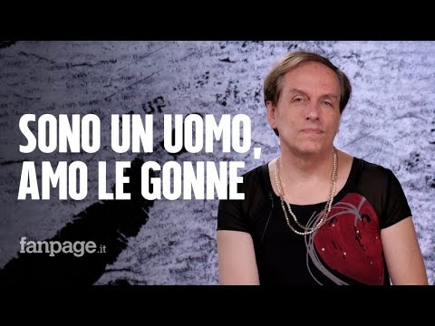 Stefano Ferri: uomo etero, marito, padre che indossa abiti dell’altro sesso