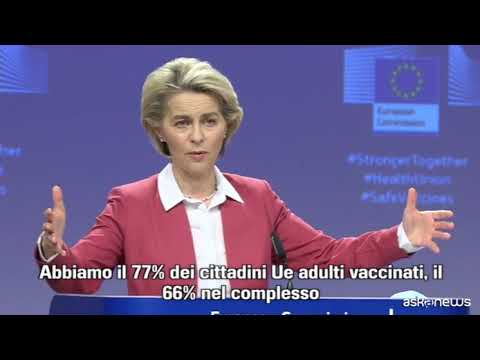 Von der Leyen: su obbligo vaccino discutere di approccio Ue