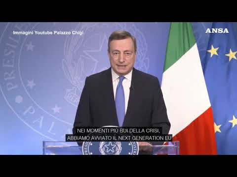 Recovery, Draghi: “Grande scommessa sulle generazioni future”