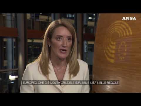 Roberta Metsola: “Parlamento europeo alla parte di Paesi che investono per ripresa”