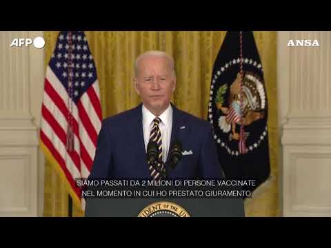 Stati Uniti, Biden: “Un anno pieno di sfide, ma anche di enormi progressi”