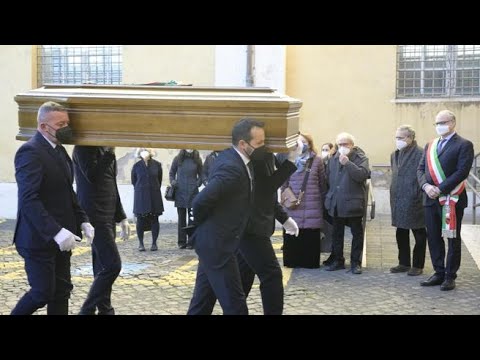Sergio Lepri, il feretro in Campidoglio accolto dal sindaco Gualtieri