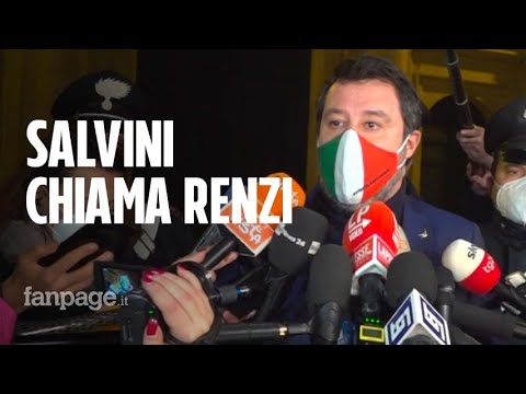 Quirinale, Salvini chiama Renzi: “Dal Pd solo no”. Fontana: “Si può eleggere presidente con Iv”