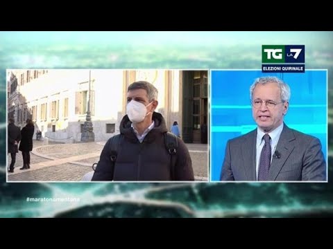 Il voto per il Quirinale in tv, siparietto Mentana-Celata: «Bonino ha visto te e si è girata…»