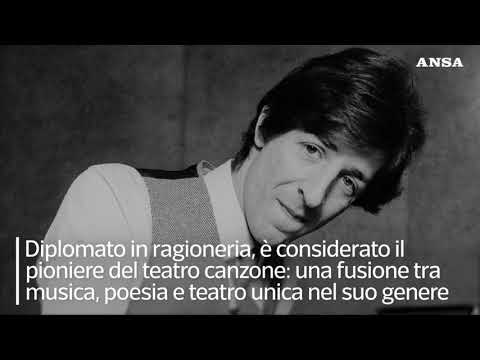 83 anni fa nasceva Giorgio Gaber
