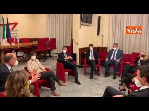 Ecco la riunione tra Conte, Letta e Speranza