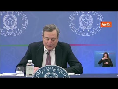 Draghi: «Minimizzare gli effetti sociali soprattutto sui ragazzi»