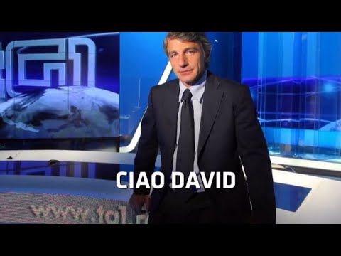 Il tributo del Tg1 a Sassoli: «Ciao David»
