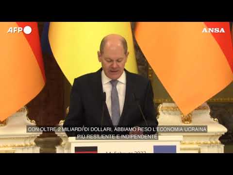 Ucraina, Olaf Scholz: “La Russia colga le offerte di dialogo”